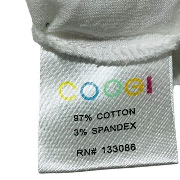 COOGI White Embellished Button Down Shirt Size 1X - Picture 9 of 12